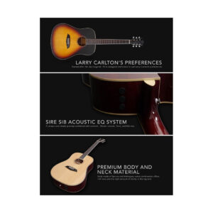 Sire A3GSNT A3 Series Larry Carlton akustična ozvučena gitara - Image 9