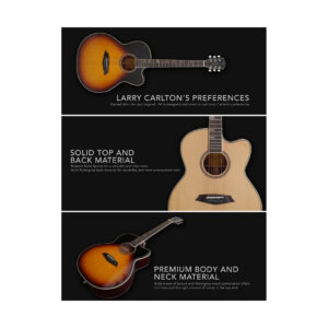 Sire A4GSVS A4 Series Larry Carlton akustična ozvučena gitara - Image 11