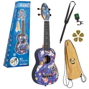 Keiki K2-SP Spaceman ukulele set - Slika 5