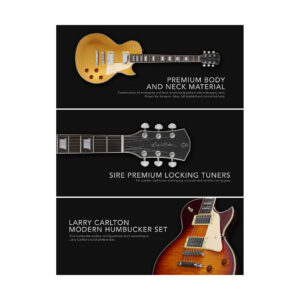 Sire L7/WH L7 Series Larry Carlton električna gitara - Slika 5
