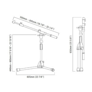 Tama MS436LBK stalak za mikrofon - Slika 7